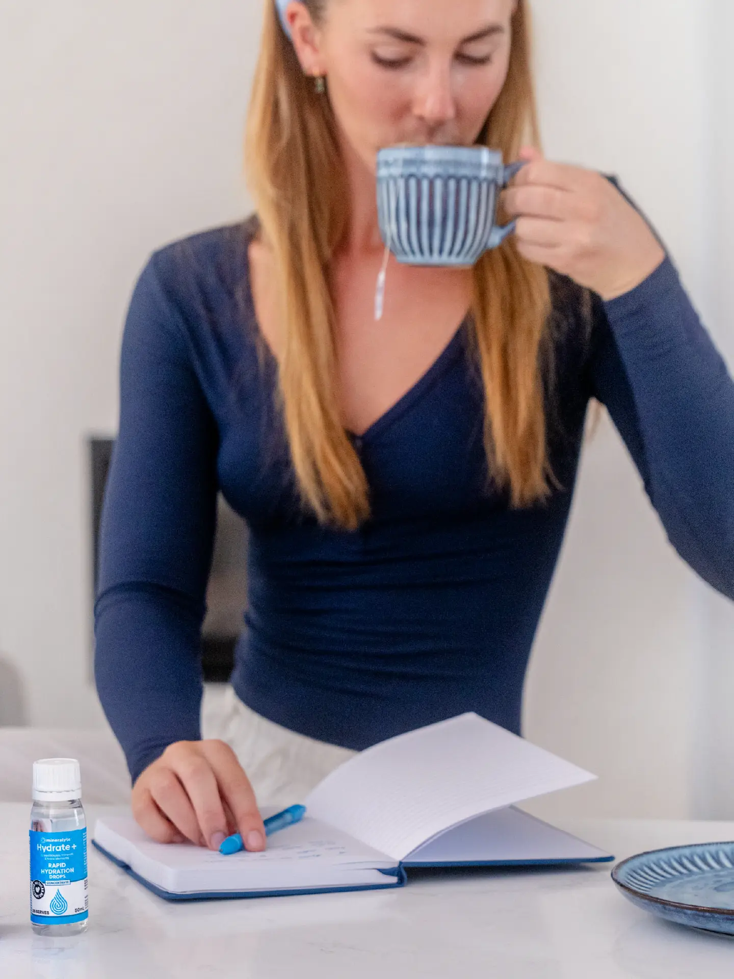 Hydrate during busy weeks