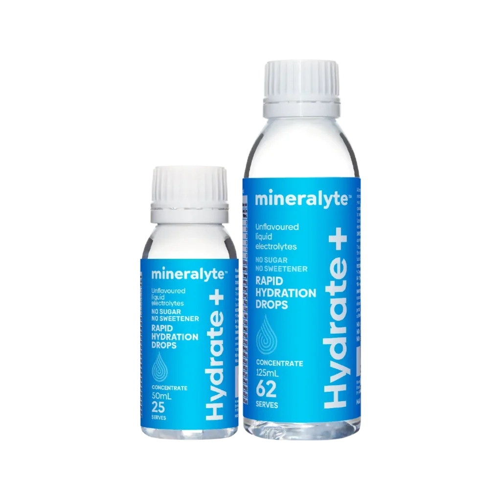 Hydrate+ Rapid Hydration Drops - Concentrate - 50mL 125mL Bottles