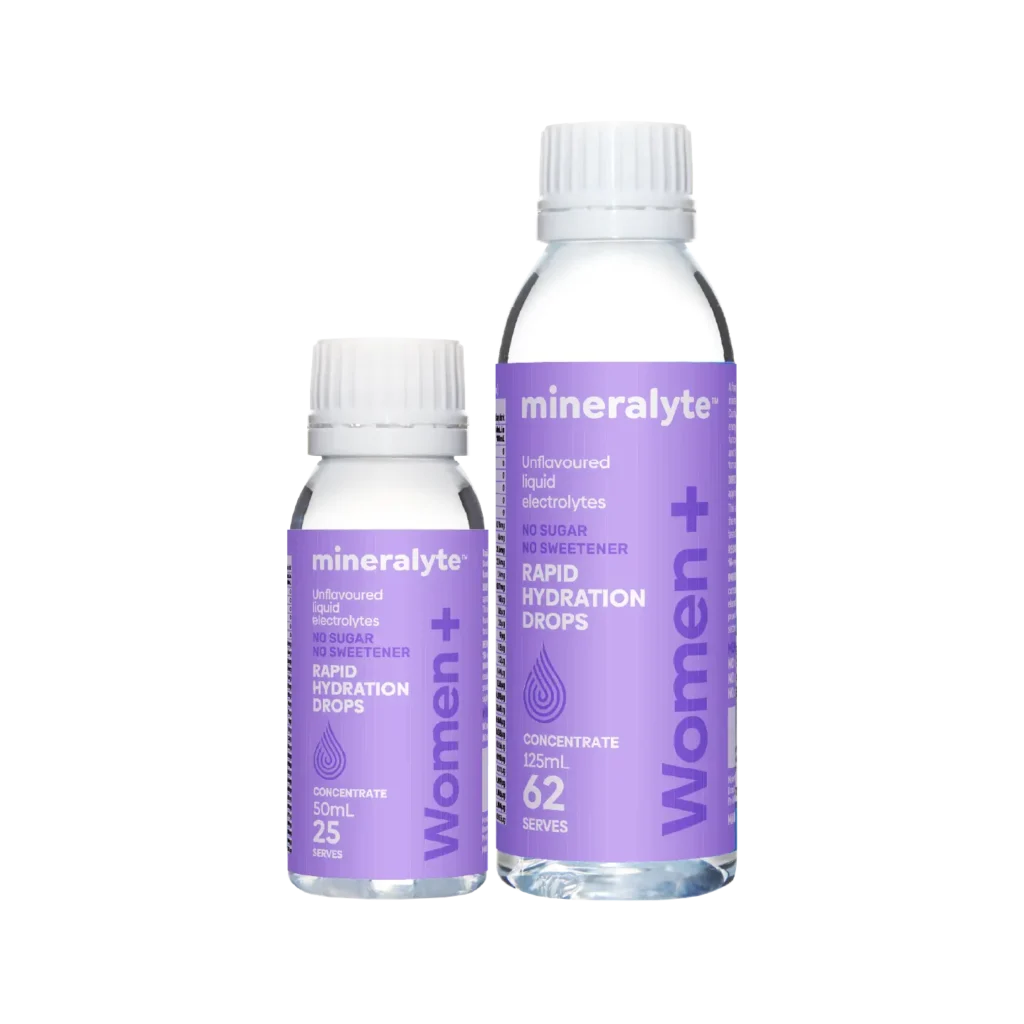 Women+ Rapid Hydration Drops - Concentrate - 50mL 125mL Bottles